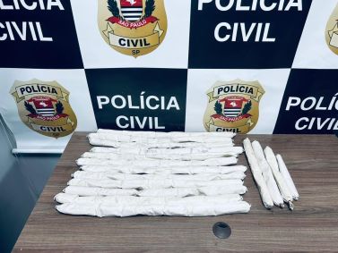 Explosivos apreendidos com peruano no centro de São Paulo