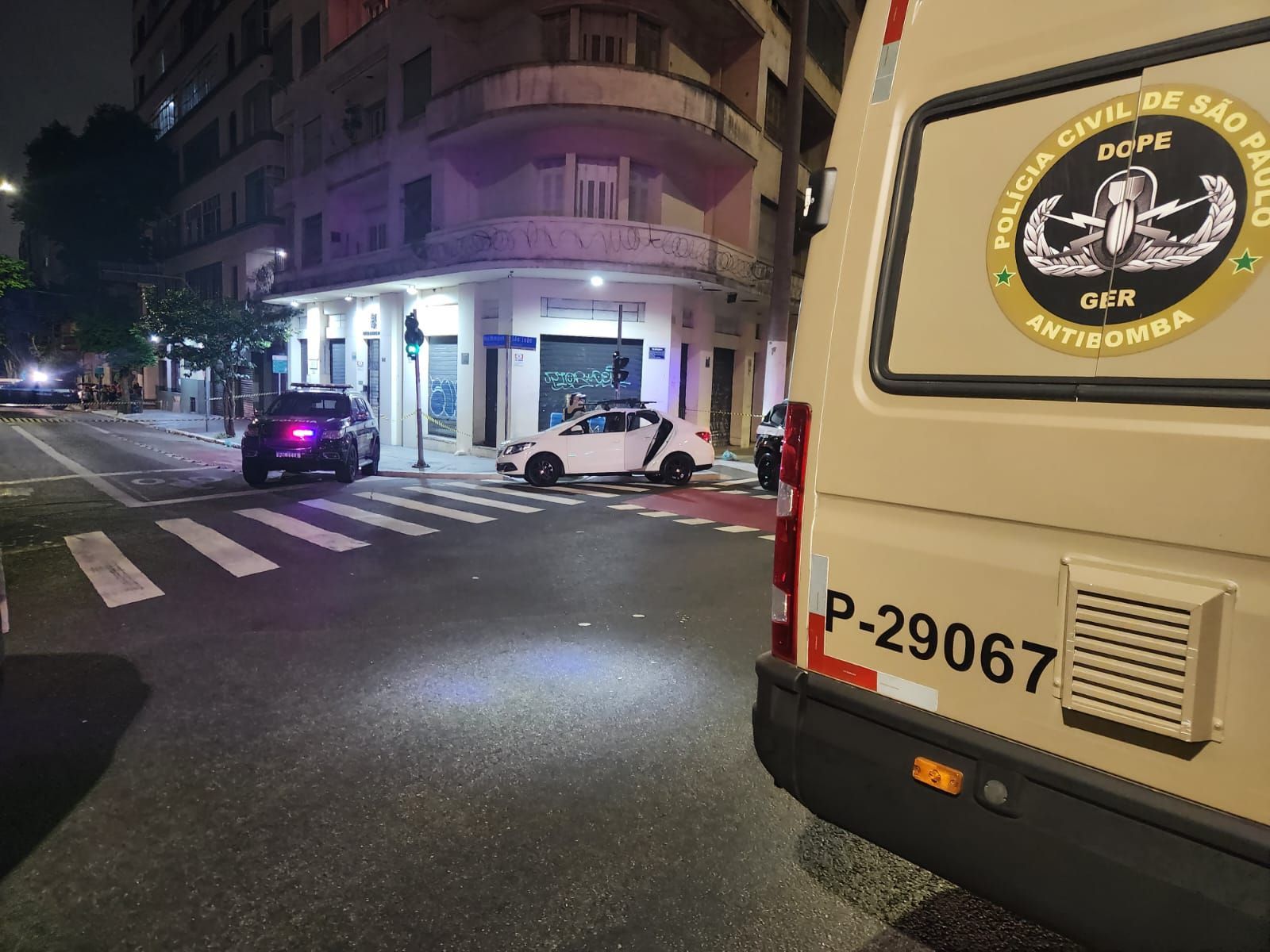 Esquadrão antibomba foi acionado após a apreensão / Divulgação