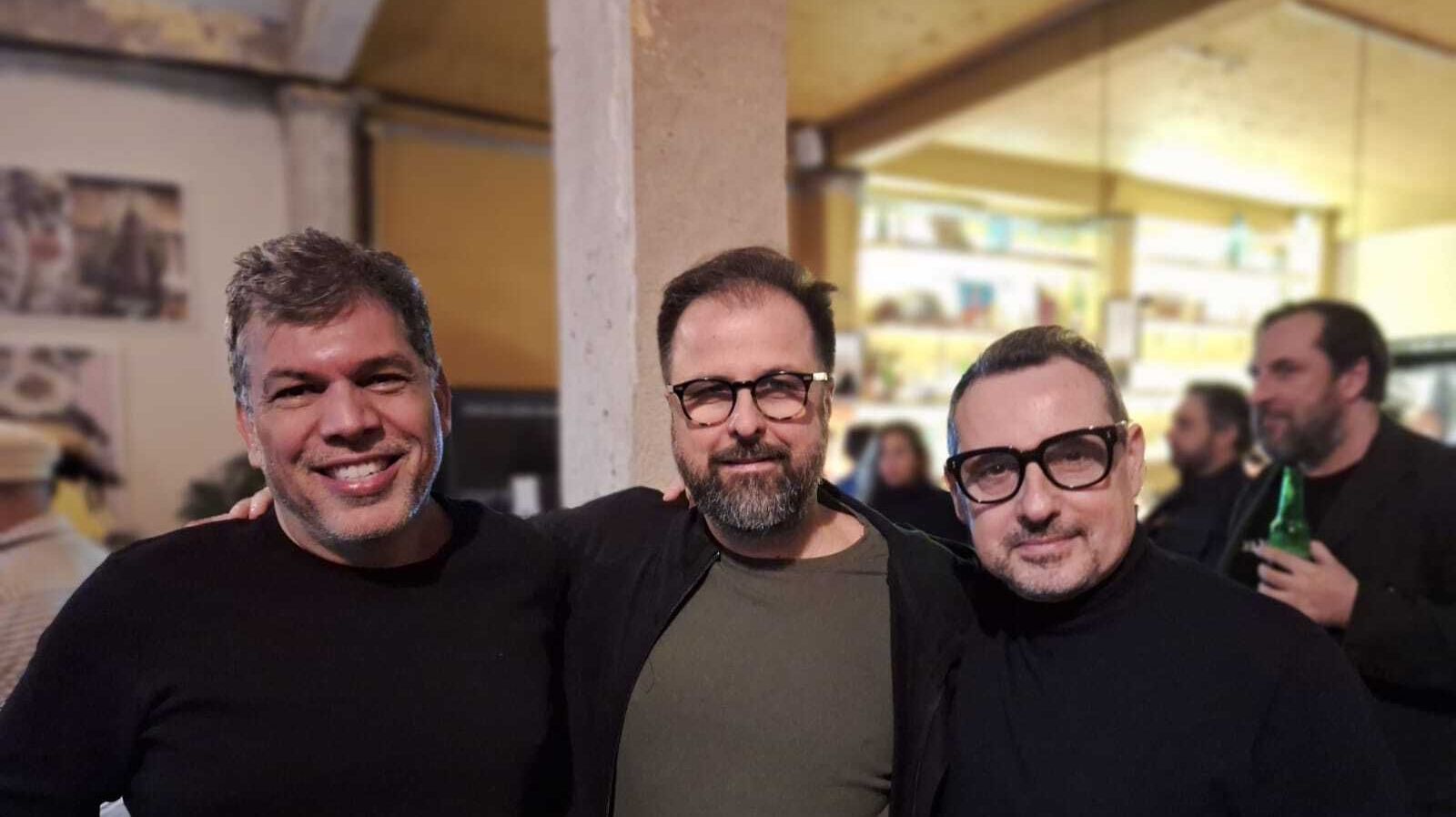 Os marqueteiros Lula Guimarães, Felipe Soutello e Pablo Nobel / Reprodução