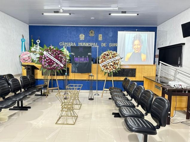 Câmara Municipal de Sonora (MS) prepara para despedida de Ana Clara Benevides / Arquivo Pessoal