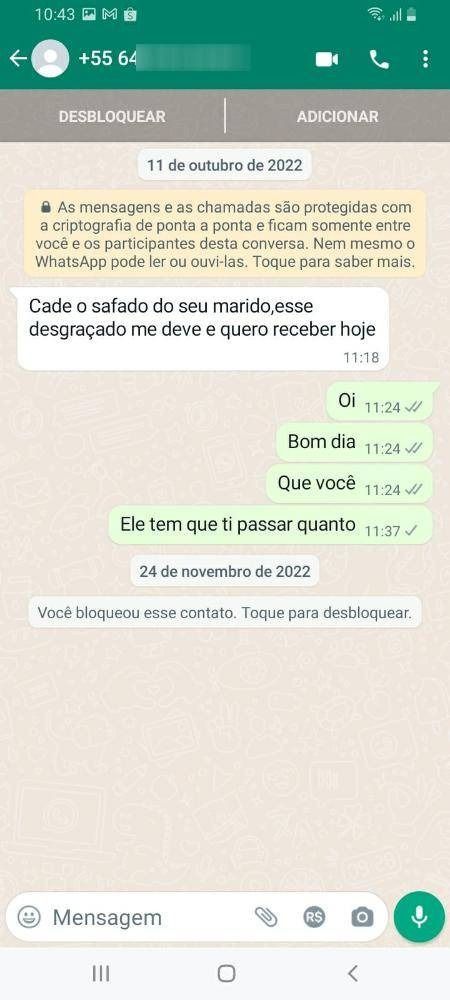 Cabeleireiro chantageava as vítimas por meio de mensagens / Divulgação/Polícia Civil de Goiás