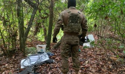 PF descobre pontes que davam acesso a locais de exploração em terras indígenas