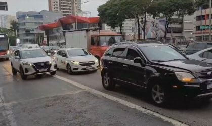 Greve em SP: congestionamento supera o registrado na paralisação do mês passado