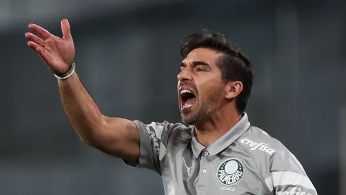 Abel Ferreira no jogo entre Palmeiras e Botafogo