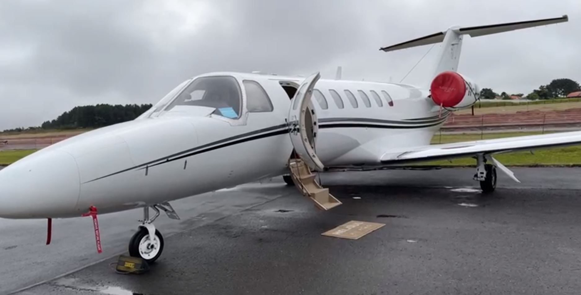 Aeronave apreendida pela PF durante megaoperação contra esquema de pirâmide financeira / Polícia Federal/Divulgação