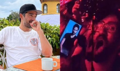 Alfonso Herrera reage após fã mostrar sua foto no telão do show do RBD