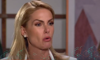 Ana Hickmann em entrevista para o Domingo Espetacular