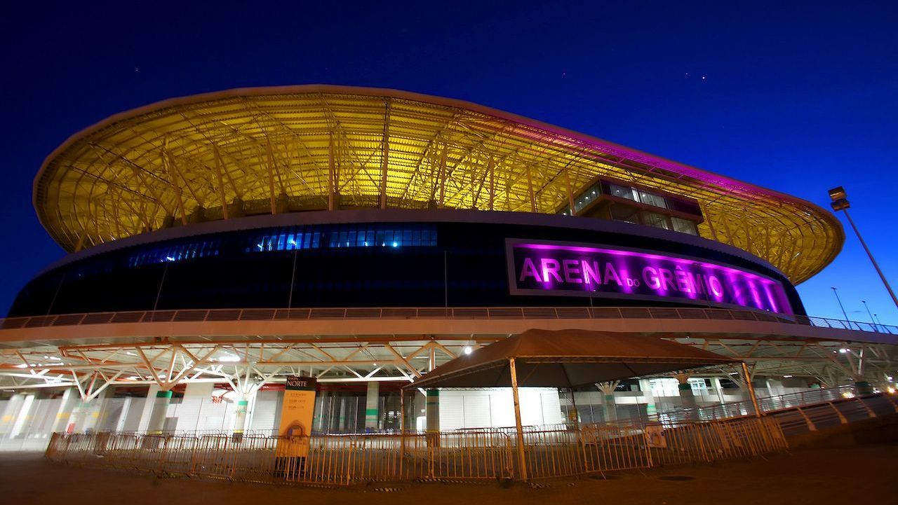 Arena do Grêmio, em Porto Alegre