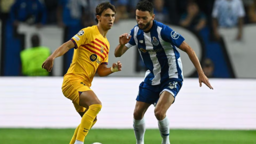 Barcelona e Porto em jogo da Champions League