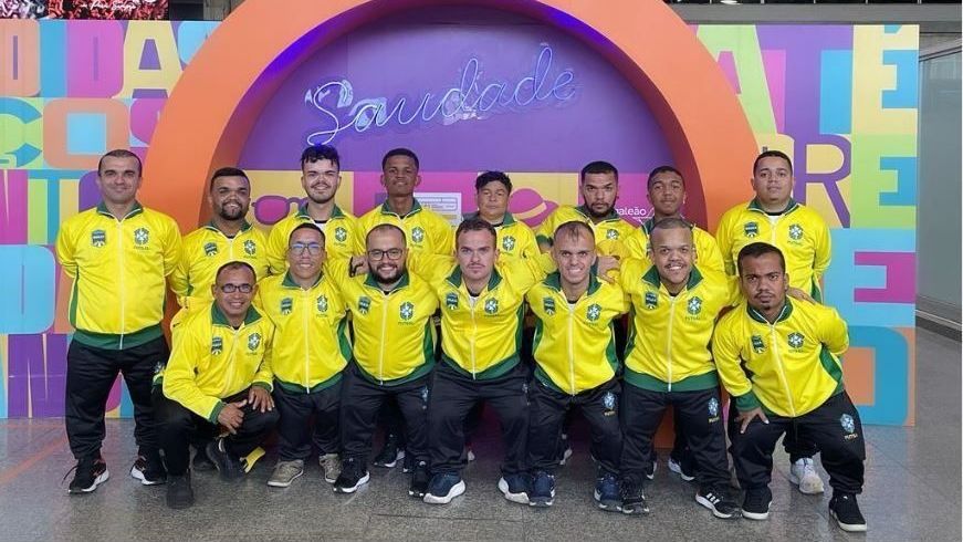 Delegação brasileira na Copa do Mundo de Futsal de Nanismo