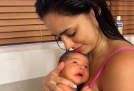 Bruna Biancardi mostra foto de primeiro banho com Mavie, filha de Neymar
