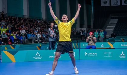 Calderano é ouro, e Bruna Takahashi é prata nos Jogos Pan-Americanos