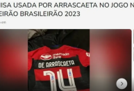 Flamengo: camisa que Arrascaeta deu a invasor de campo está à venda; veja valor