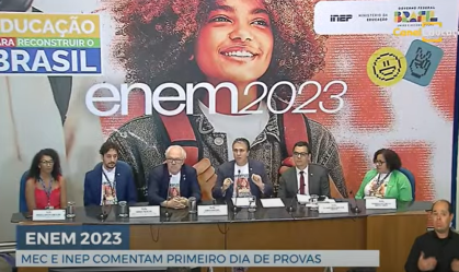 Enem: abstenção foi de 28,1% no primeiro dia de provas, semelhante à registrada em 2022