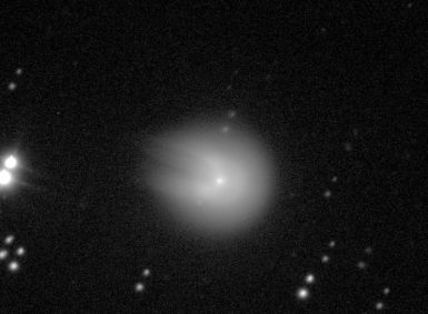 Imagem do "Cometa do Diabo" (12P/Pons-Brooks) registrada por astrônomos amadores