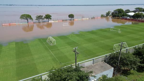 CT do Internacional alagado por conta do Rio Guaíba / João Batista de Andrade/Internacional