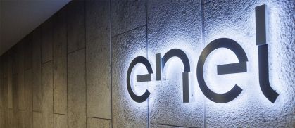 Logo da Enel.