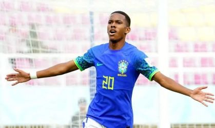 Maior promessa do Palmeiras faz 2 e classifica Brasil no Mundial Sub-17