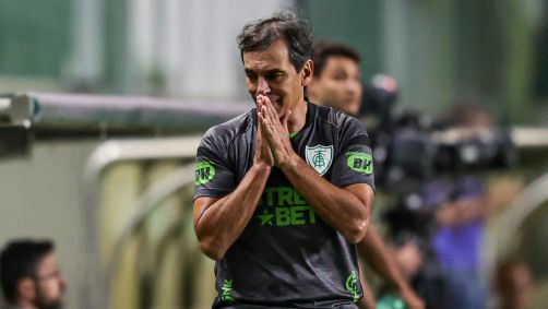 Fabián Bustos na derrota por 3 a 0 contra o Coritiba no Independência
