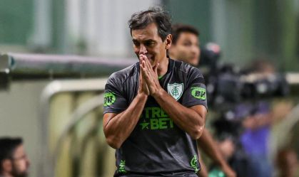 Fabián Bustos na derrota por 3 a 0 contra o Coritiba no Independência