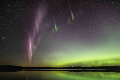 Uma imagem do fenômeno Steve capturada pelo fotógrafo canadense Neil Zeller