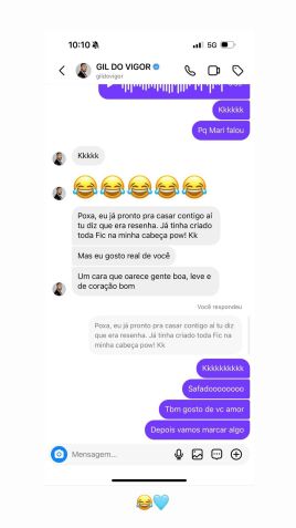 Nattanzinho compartilha mensagem de Gil do Vigor / Reprodução/Nattan/Instagram