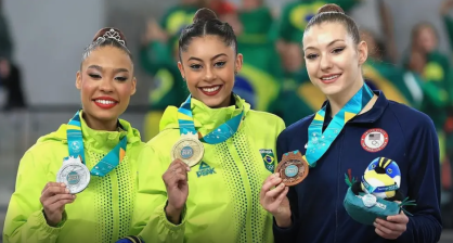 Brasil garante ouro e prata na ginástica