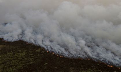 Fumaça de queimadas no Pantanal avança para SP, PR e SC