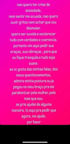 Atriz relembrou como foi a última audiência da ação / Reprodução/Instagram