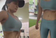 Maraisa, da dupla com Maiara, mostra treino e impressiona com barriga negativa