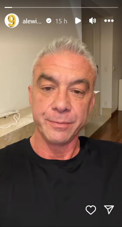Alexandre Correa em suas redes sociais fala sobre o desejo de ver seu filho / Reprodução/ Instagram