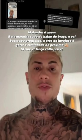 MC Daniel explica motivo de confusão / Reprodução/Instagram