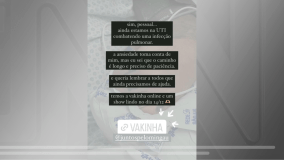 Filha de Mingau, Isabella Aglio, compartilha que pai ainda está na UTI e compartilha link de vaquinha virtual criada para ajudar a custear o tratamento