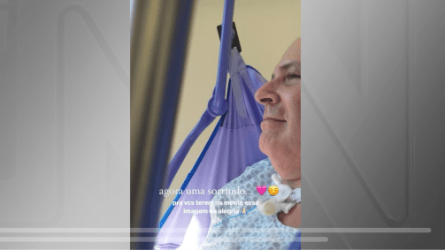 Por fim, Isabella posta uma foto de Mingau sorrindo