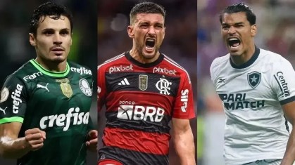 Palmeiras, Flamengo e Botafogo são os times com mais chances de título