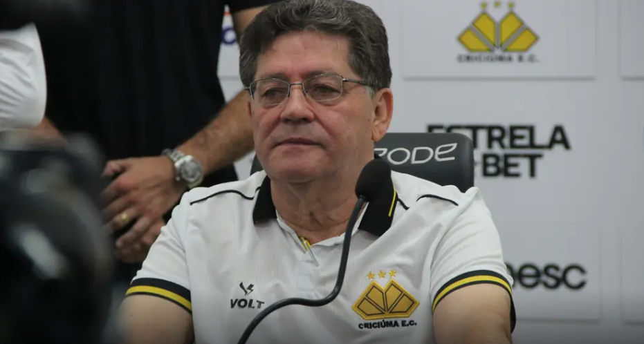 Vilmar Guedes, presidente do Criciúma / Divulgação: Criciúma