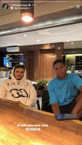 Jogadores brincaram nas redes sociais / Reprodução/Instagram