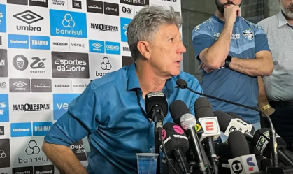 Renato exalta Suárez e vitória do Grêmio sobre o Botafogo: "Entrou no páreo"