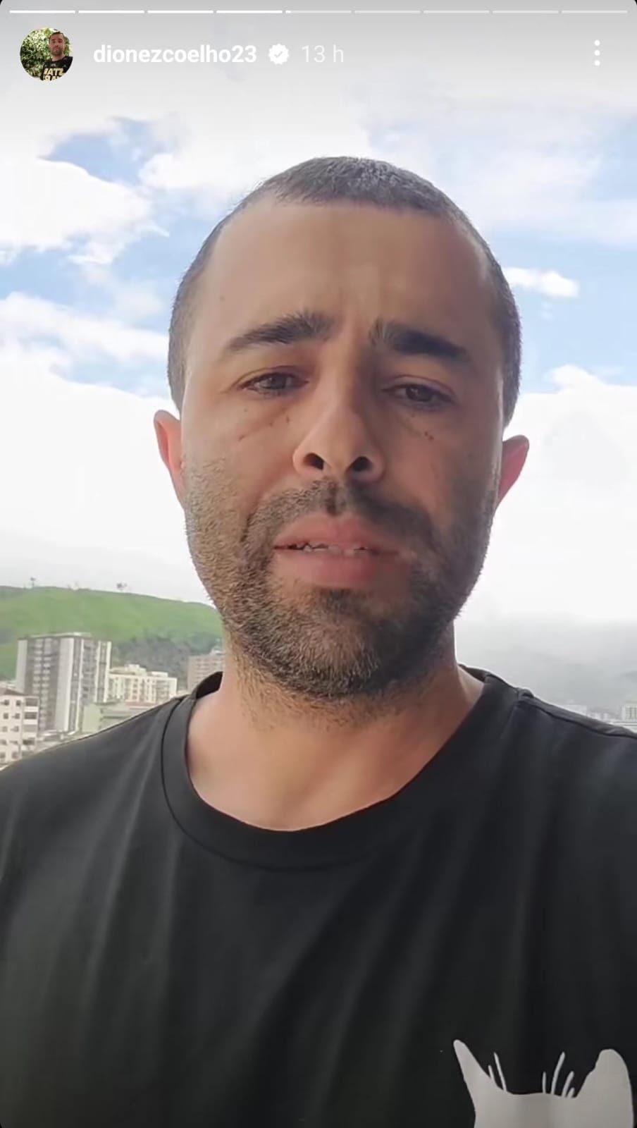 Diones Coelho fez uma série de vídeos em sua rede social falando sobre o apresentador Bruno De Luca / Reprodução / Instagram