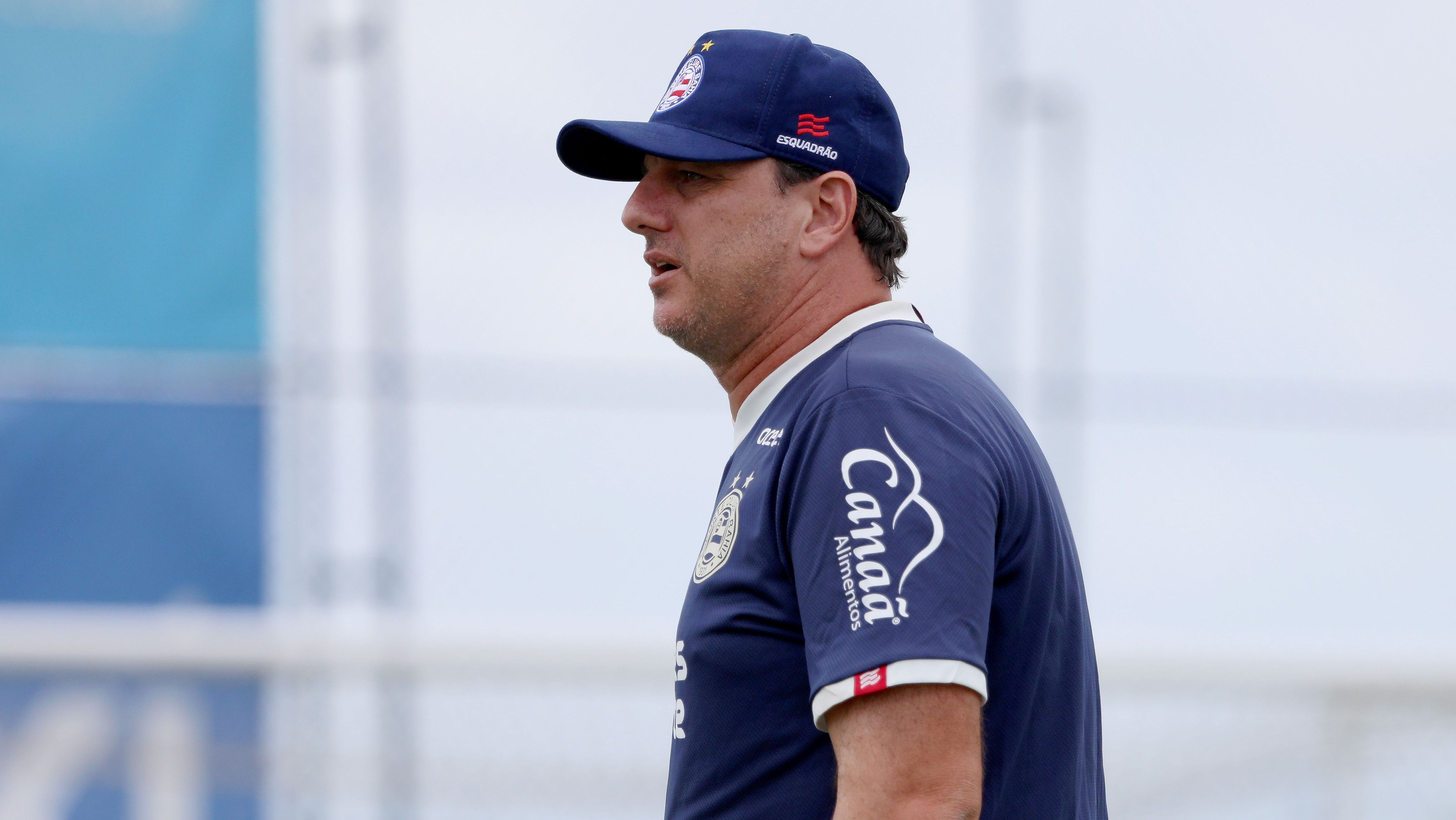 Rogério Ceni em treino do Bahia