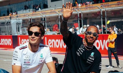 “Você precisa vencer o melhor”, diz Russell sobre Lewis Hamilton, parceiro na Mercedes