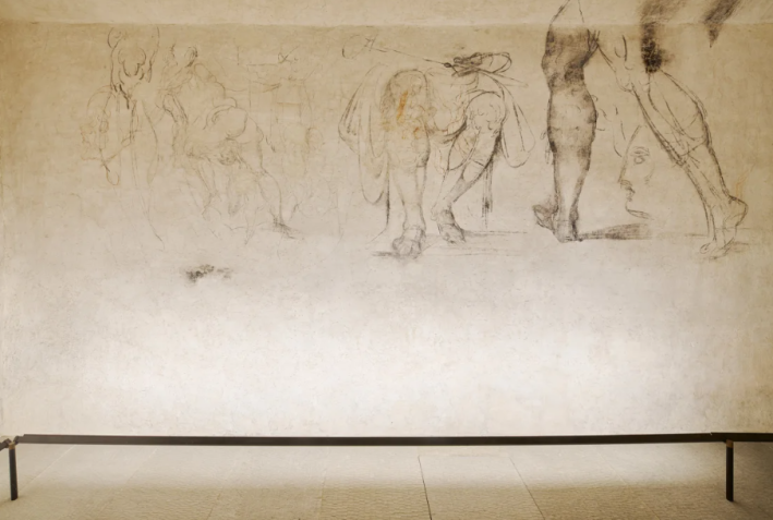 Acredita-se que o estreito espaço abaixo da Sacristia Nova tenha sido o local onde Michelangelo se refugiou em 1530 / Francesco Fantani/Cortesia Musei del Bargello