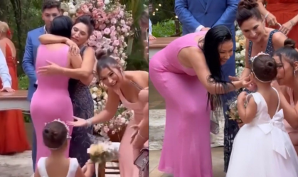 Simone e Simaria se reencontram em casamento e surpreendem os fãs