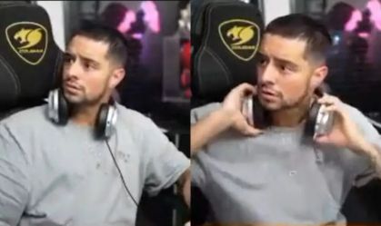 Streamer se surpreende com notícia da morte de seu cachorro durante live