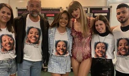 Taylor Swift encontra família de Ana Benevides, fã que morreu em show