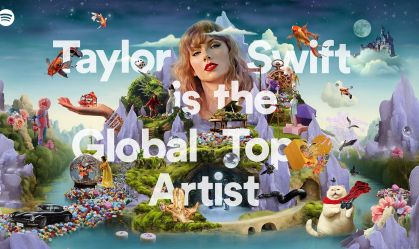 No Spotify, Taylor Swift foi a artista mais escutada no mundo em 2023