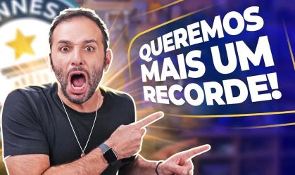 Manual do Mundo rumo a mais um recorde: a maior torre de palitos de sorvete