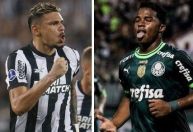 Palmeiras e Botafogo garantem vaga na Libertadores 2024 após empate do Athletico-PR