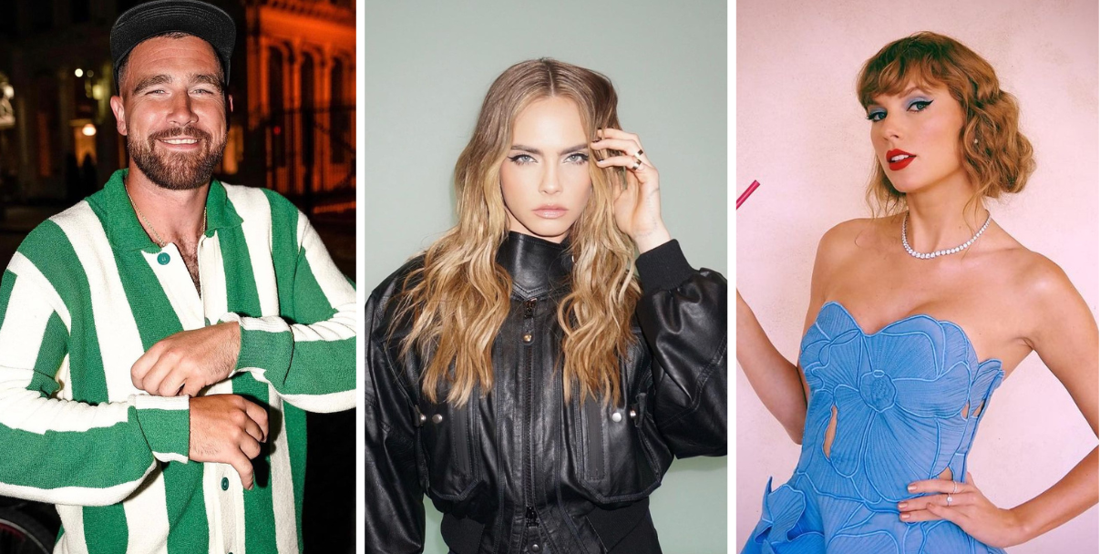 Travis Kelce, Cara Delevingne e Taylor Swift