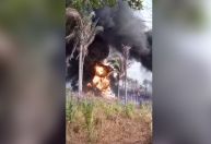 Incêndio destrói ao menos 20 vagões de trem de cargas da Vale no Maranhão